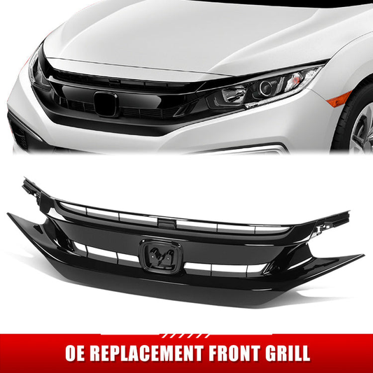 PARRILLA GRILLE - HD CVIC 16-18/19-21(CP/SD/HB)/ GRILLE ASS'Y 20-21/ W/PAINTED BLACK (H/B)//PARTS.NO,HO1200248//OEM NO,71121TGGA51