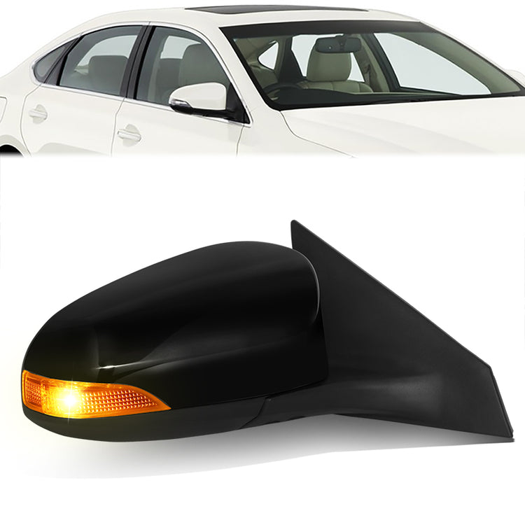 RETROVISOR MIRROR - OE STYLE - TOYOTA AVALON 13-18 - WITH POWER WITH HEATED GLASS WITH SIGNAL WITH MEMORY - PASSENGER SIDE - PAINT TO MATCH - BLACK