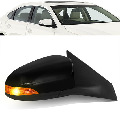 RETROVISOR MIRROR - OE STYLE - TOYOTA AVALON 13-18 - WITH POWER WITH HEATED GLASS WITH SIGNAL WITH MEMORY - PASSENGER SIDE - PAINT TO MATCH - BLACK