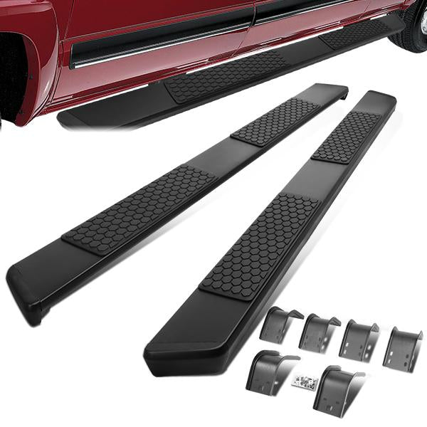 ESTRIBOS 5.5" - HONEYCOMB STEP PAD - 09-18 DODGE RAM 1500 / 10-20 DODGE RAM 2500, 3500 / 2019 DODGE RAM 1500 CLASSIC - EXTENDED CAB - BLACK