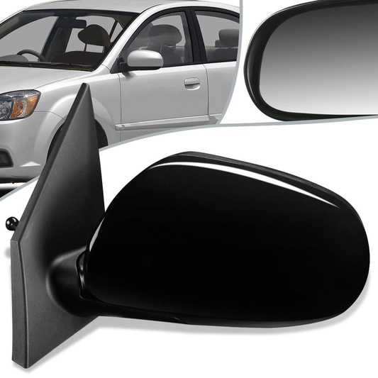 RETROVISOR MIRROR - OEM - 10-11 KIA RIO / 10-11 KIA RIO5 - MANUAL - TEXTURED - BLACK - LEFT