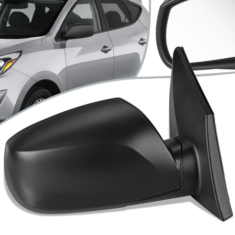 RETROVISOR MIRROR - OEM - 10-15 HYUNDAI TUCSON - POWERED - TEXTURED - BLACK - RIGHT