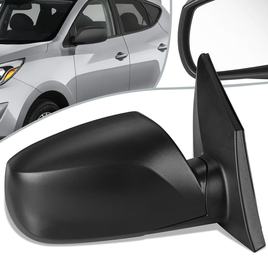 RETROVISOR MIRROR - OEM - 10-15 HYUNDAI TUCSON - POWERED - TEXTURED - BLACK - RIGHT