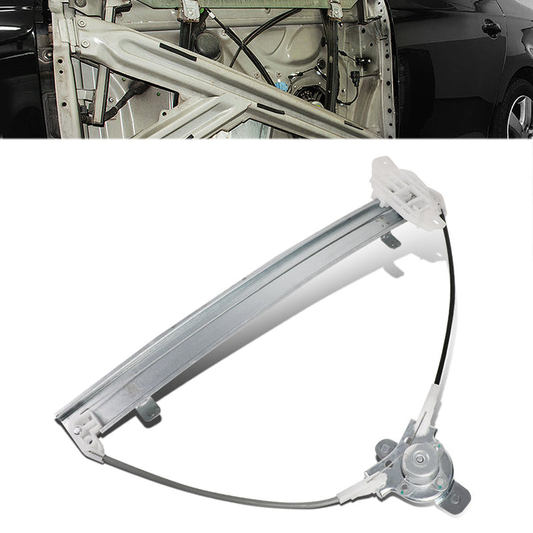 REGULADOR DE VENTANA WINDOW MOTORS & REGULATORS - METALLIC - 95-99 HYUNDAI ACCENT SEDAN - METALLIC - BARE STEEL/PLASTIC