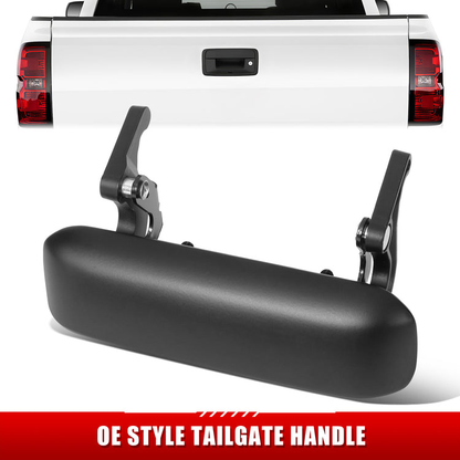 MANIJA DOOR HANDLE COVERS - 98-11 FORD RANGER - ZINC METAL - SMOOTH BLACK