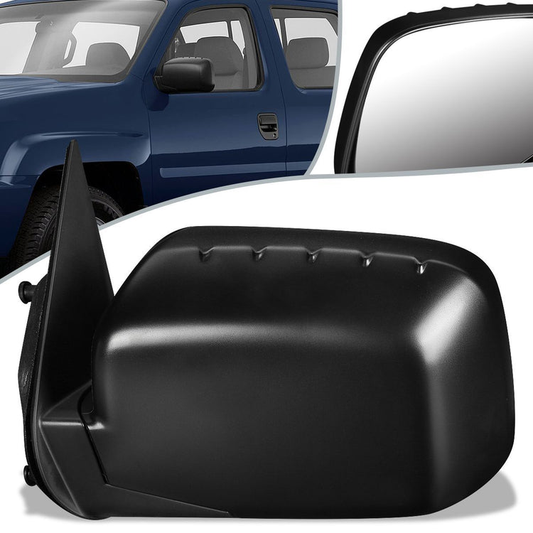 RETROVISOR MIRROR - OEM - 06-14 HONDA RIDGELINE RT - POWERED - TEXTURED - BLACK - LEFT