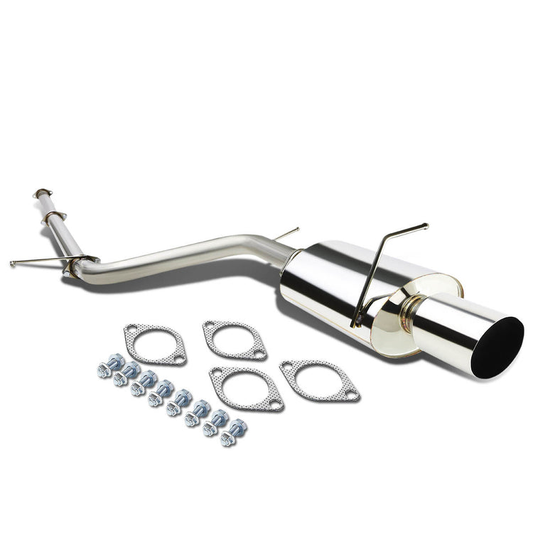 TUBERIA CATBACK CATBACK - 06-12 MITSUBISHI ECLIPSE 4CYL - SINGLE TIP - STAINLESS STEEL