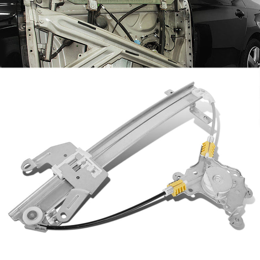REGULADOR DE VENTANA WINDOW MOTORS & REGULATORS - METALLIC - 95-99 NISSAN SENTRA - METALLIC - BARE STEEL/PLASTIC