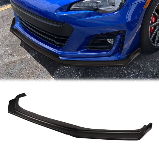 LIP FRONTAL 17-20 SUBARU BRZ - REQUIRES DRILLING BUMPER FOR INSTALLATION - 3PC - MATTE BLACK