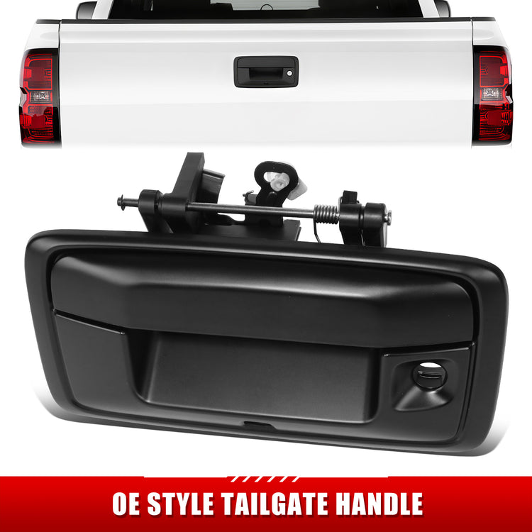 MANIJA DOOR HANDLE COVERS - CHEVY COLORADO 15-19/GMC CANYON 15-20 - ABS PLASTIC / STAINLESS STEEL - PRIMERED BLACK