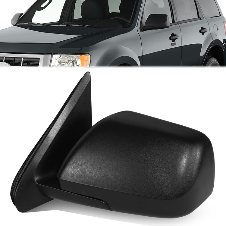 RETROVISOR MIRROR - OE STYLE - FORD ESCAPE 2010-2012 - WITH POWER WITH BLIND SPOT MIRROR - DRIVER LEFT SIDE - BLACK