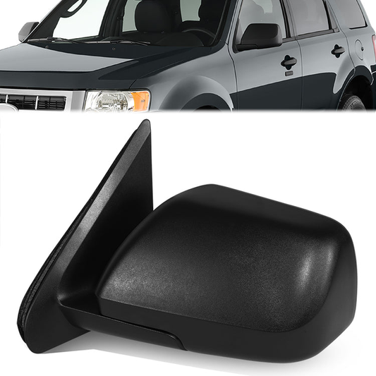RETROVISOR MIRROR - OE STYLE - FORD ESCAPE 2010-2012 - WITH POWER WITH BLIND SPOT MIRROR - DRIVER LEFT SIDE - BLACK