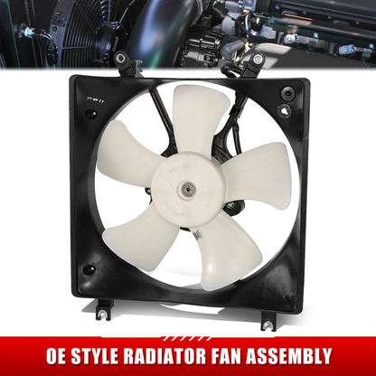 ABANICOS OE STYLE -CHRYSLER SEBRING 1998-2000 / DODGE AVENGER 1998-2000 - FITS 2.0L, 2.5L COUPE MODEL WITH DUAL FANS