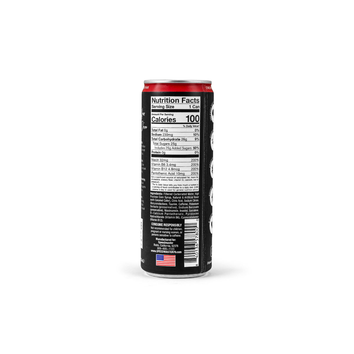 Speedmaster 12oz Energy Drink
