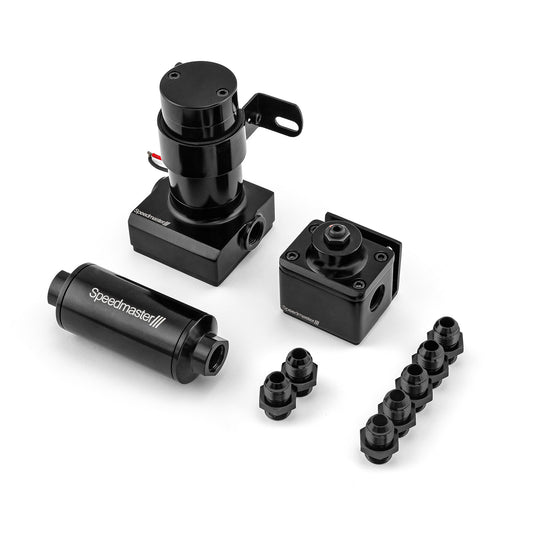 140 Gph @ 14 PSI Universal Billet Electric Fuel Pump Kit with Regulator & Filter