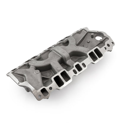 Chevy SBC 350 1957-95 (Non EGR) LowRise Aluminum Intake Manifold [Satin]