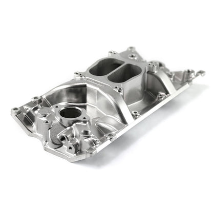 Chevy SBC 350 Vortec LowRise Aluminum Intake Manifold [Polished]
