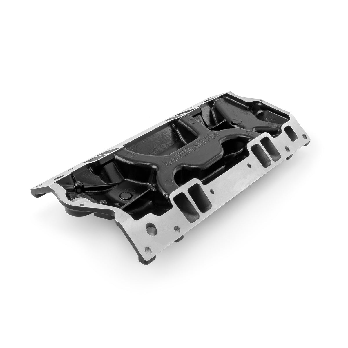 Chevy SBC 350 Vortec LowRise Aluminum Intake Manifold [Black]