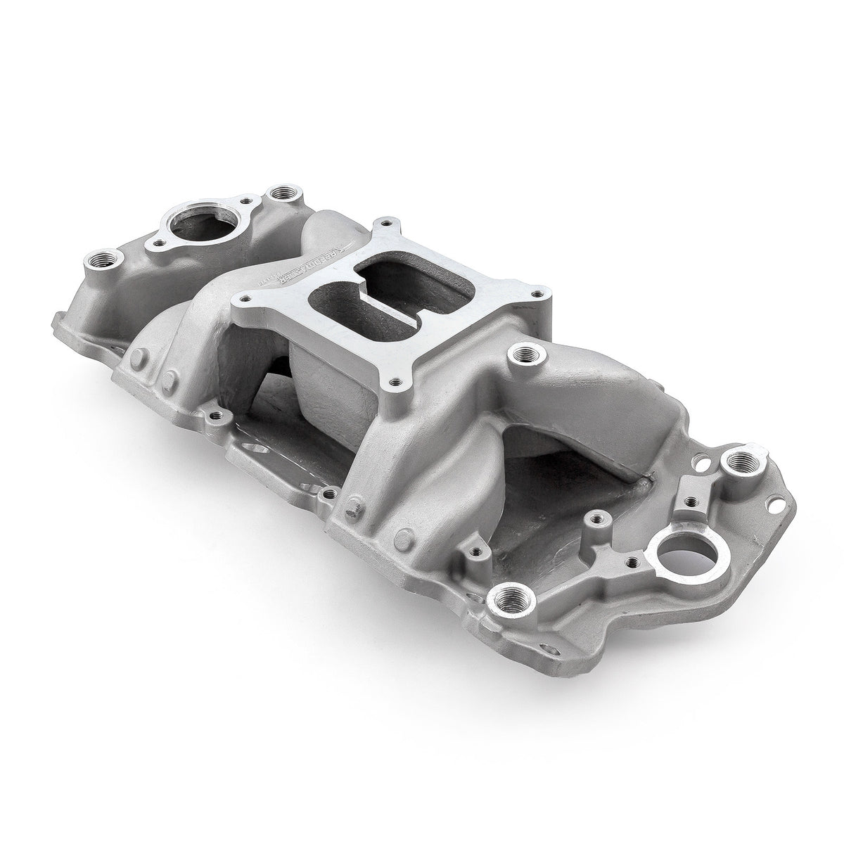 Chevy SBC 350 1957-95 MID-AIR™ MidRise Aluminum Intake Manifold [Satin]