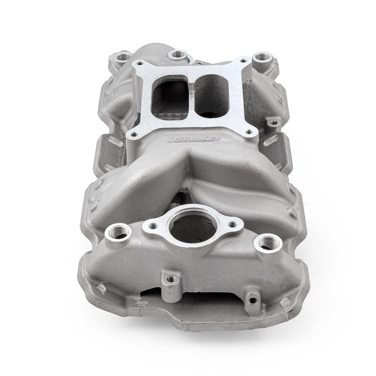 Chevy SBC 350 1957-95 MID-AIR™ MidRise Aluminum Intake Manifold [Satin]