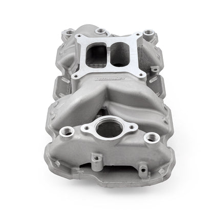 Chevy SBC 350 1957-95 MID-AIR™ MidRise Aluminum Intake Manifold [Satin]
