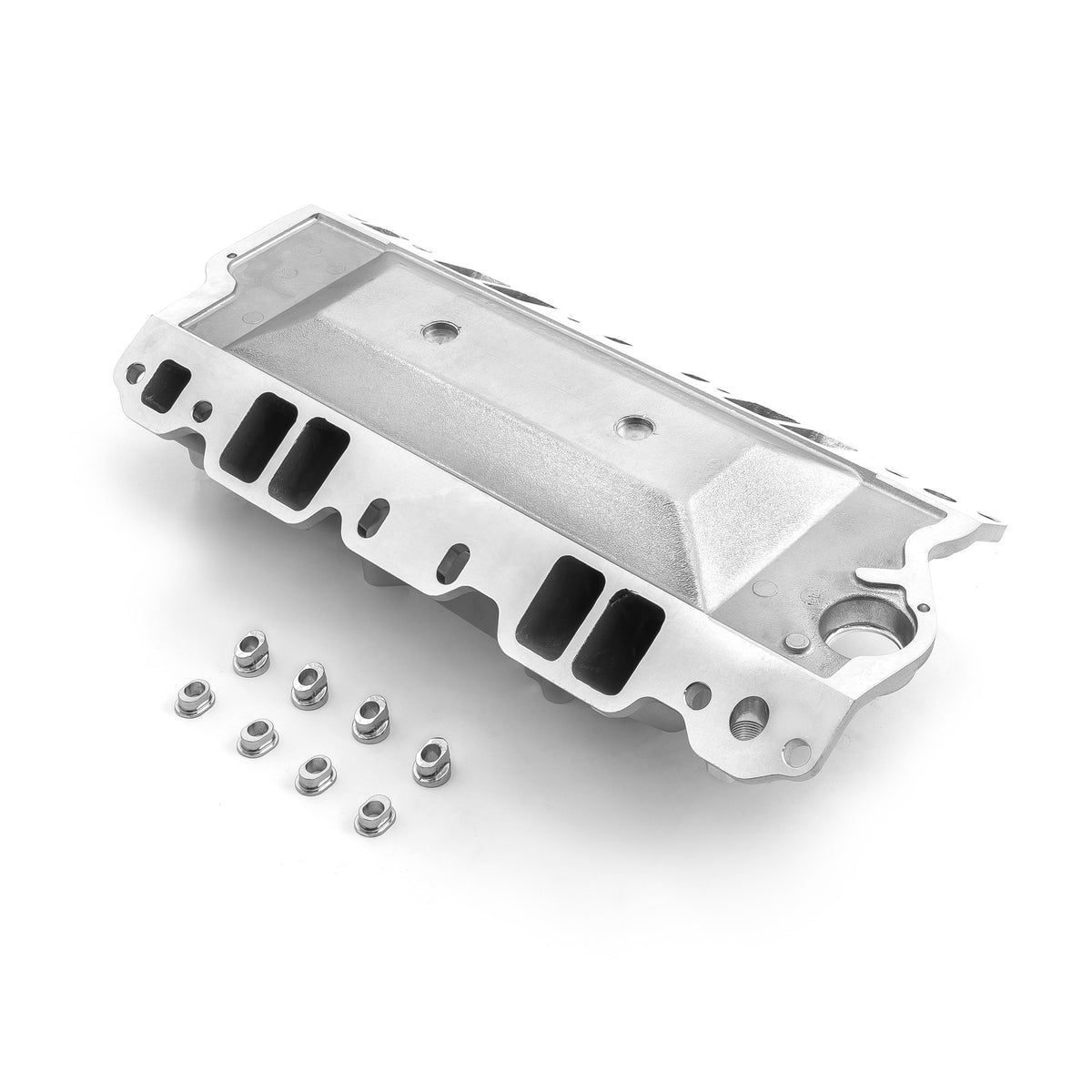 Chevy SBC 350 1957-95 MID-AIR™ MidRise Aluminum Intake Manifold [Polished]
