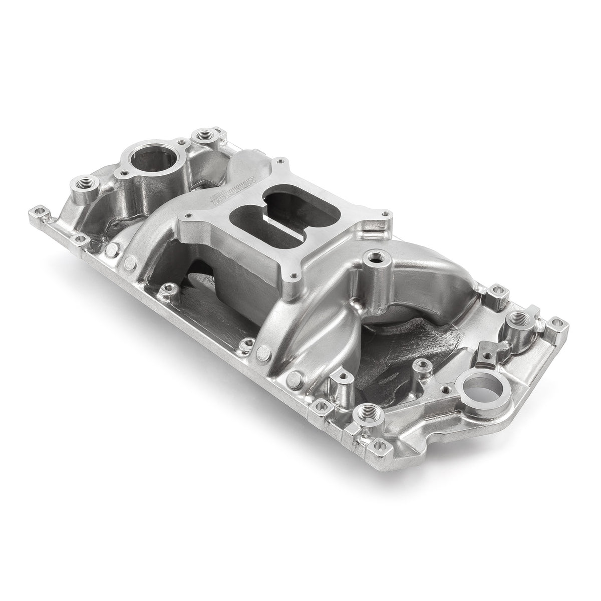 Chevy SBC 350 Vortec MID-AIR™ MidRise Aluminum Intake Manifold [Polished]
