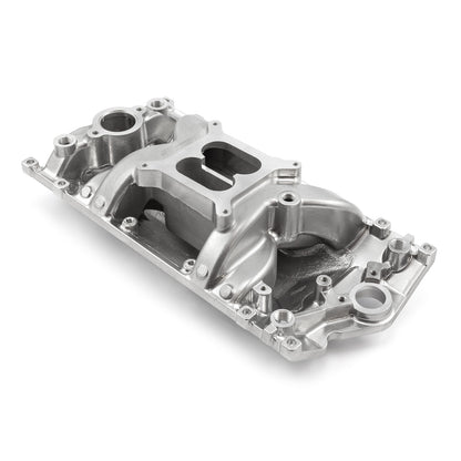 Chevy SBC 350 Vortec MID-AIR™ MidRise Aluminum Intake Manifold [Polished]