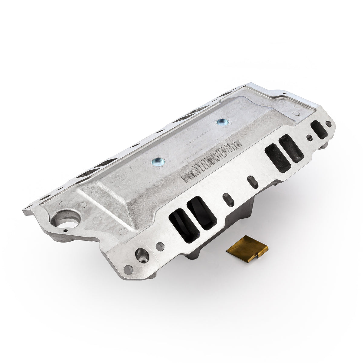 Chevy SBC 350 1957-95 HiRise Aluminum Intake Manifold [Polished]