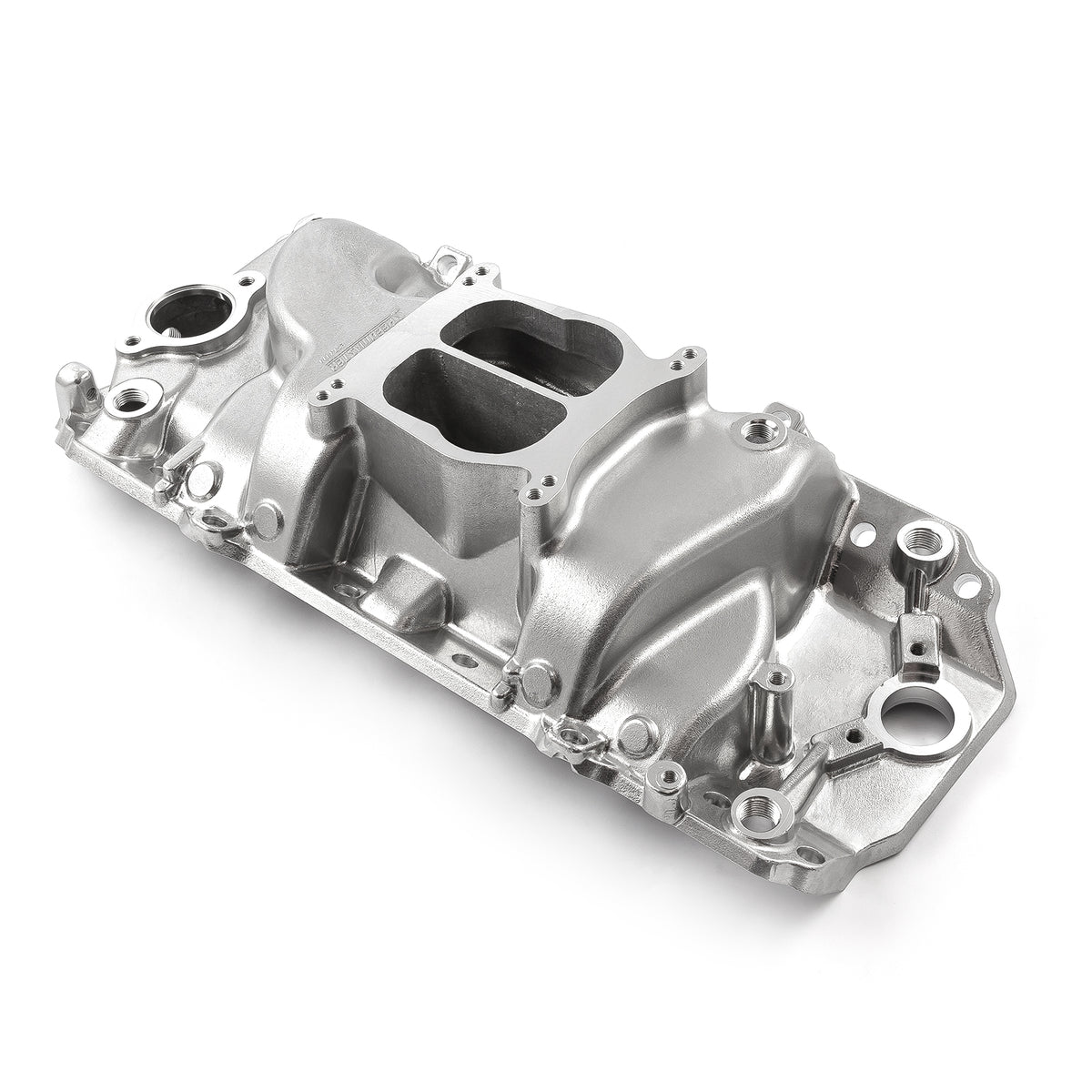 Chevy BBC 454 Oval Port LowRise Aluminum Intake Manifold [Polished]