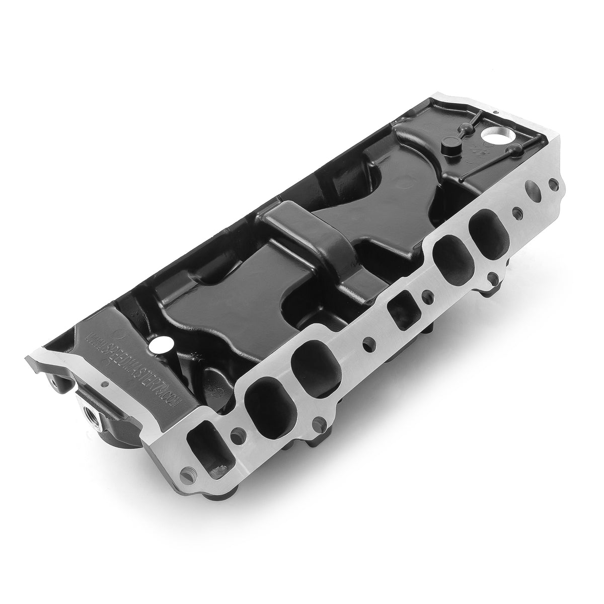 Chevy BBC 454 Oval Port LowRise Aluminum Intake Manifold [Black]