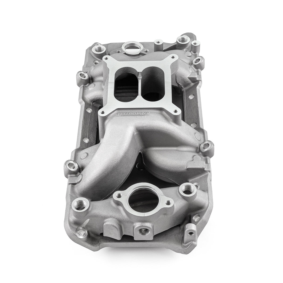 Chevy BBC 454 Oval Port MID-AIR™ MidRise Aluminum Intake Manifold [Satin]