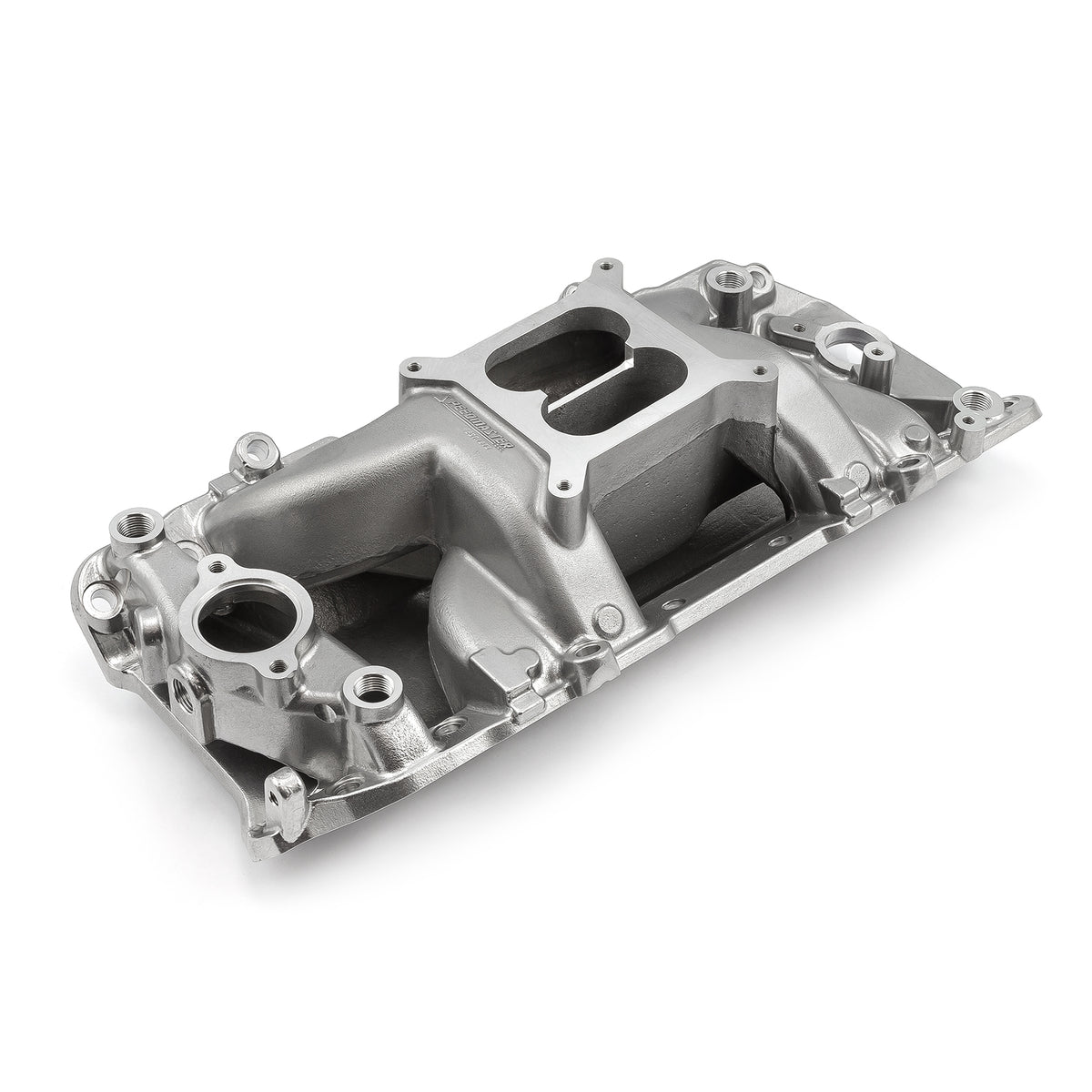 Chevy BBC 454 Oval Port MID-AIR™ MidRise Aluminum Intake Manifold [Polished]