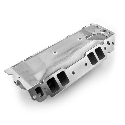 Chevy BBC 454 Rect Port HiRise Aluminum Intake Manifold [Polished]