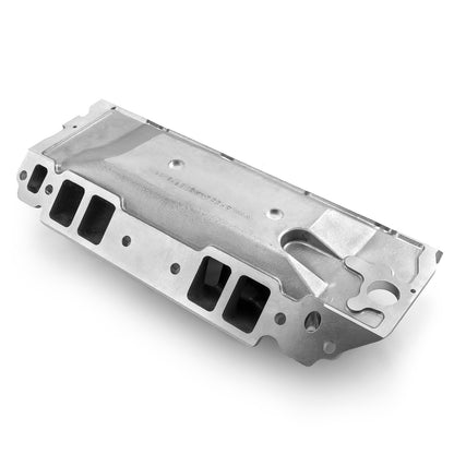 Chevy BBC 454 Rect Port HiRise Aluminum Intake Manifold [Polished]