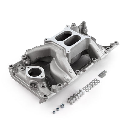 Mopar Chrysler Dodge SB 318 340 360 MID-AIR™ MidRise Aluminum Intake Manifold [Satin]
