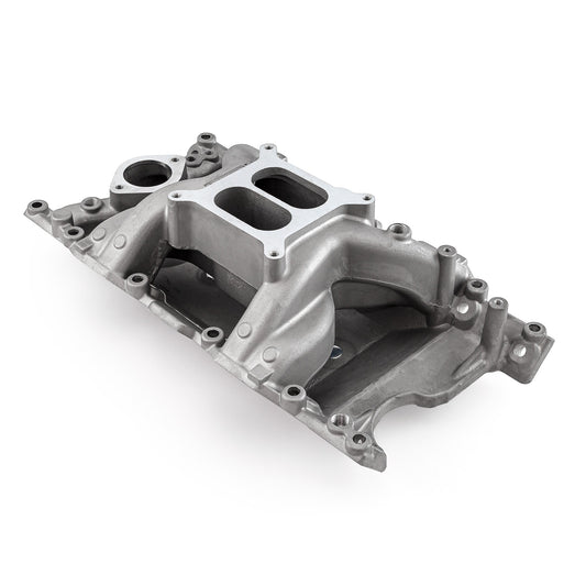 Mopar Chrysler Dodge SB 318 340 360 MID-AIR™ MidRise Aluminum Intake Manifold [Satin]