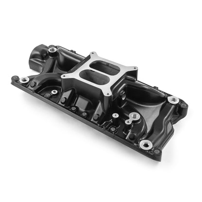 Ford SB 260 289 302 Windsor LowRise Aluminum Intake Manifold [Black]