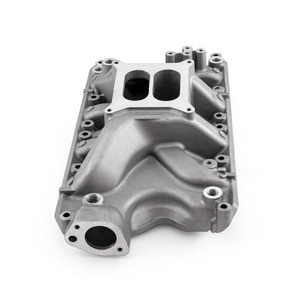 Ford 351W Windsor LowRise Aluminum Intake Manifold [Satin]