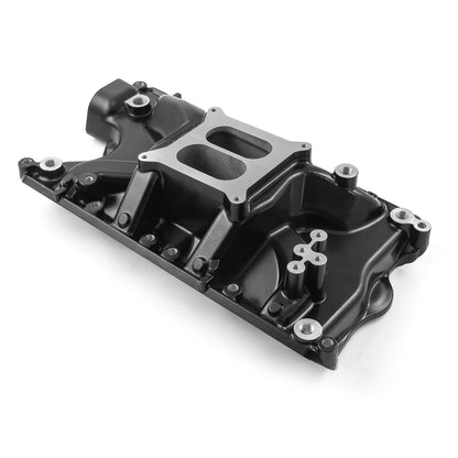 Ford 351W Windsor LowRise Aluminum Intake Manifold [Black]