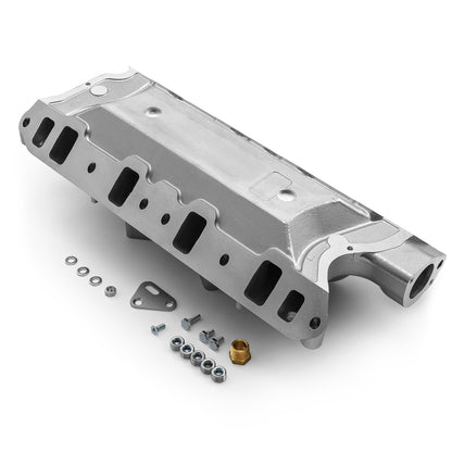 Ford SB 260 289 302 Windsor MID-AIR™ MidRise Aluminum Intake Manifold [Polished]