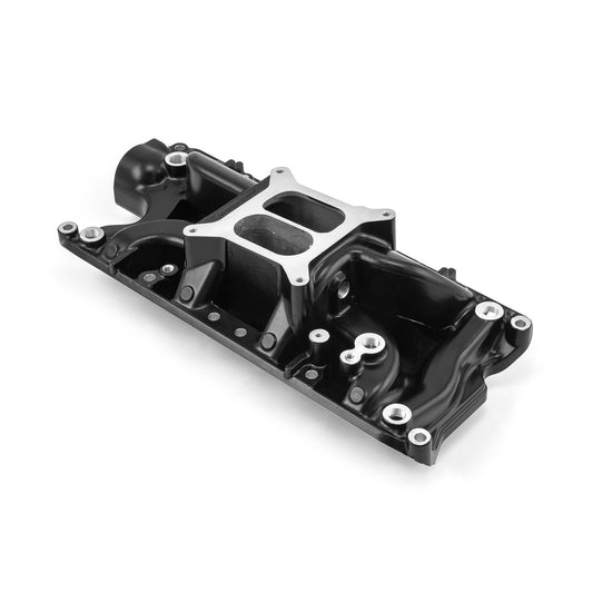 Ford SB 260 289 302 Windsor MID-AIR™ MidRise Aluminum Intake Manifold [Black]