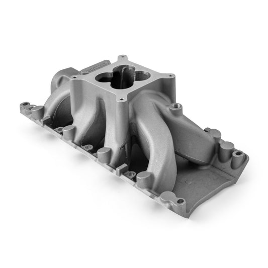 Ford SB 260 289 302 Windsor Parker-Style HiRise Aluminum Intake Manifold [Satin]
