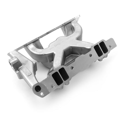 Pontiac 326 350 389 400 428 455 MID-AIR™ MidRise Aluminum Intake Manifold [Polished]
