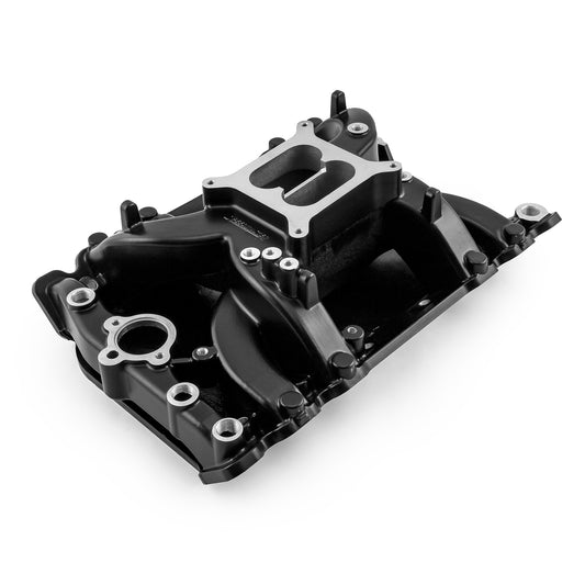 Oldsmobile 400 425 455 MID-AIR™ MidRise Aluminum Intake Manifold [Black]