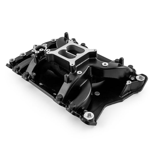Oldsmobile 400 425 455 MID-AIR™ MidRise Aluminum Intake Manifold [Black]