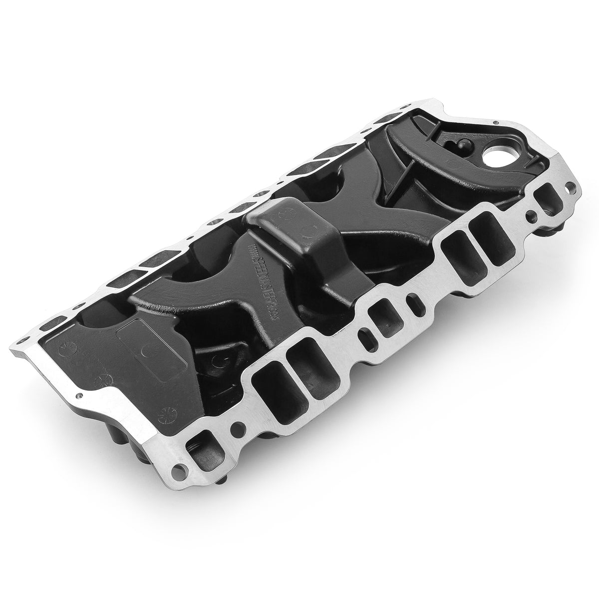 Chevy SBC 350 1957-95 (Non EGR) LowRise+ Aluminum Intake Manifold [Black]