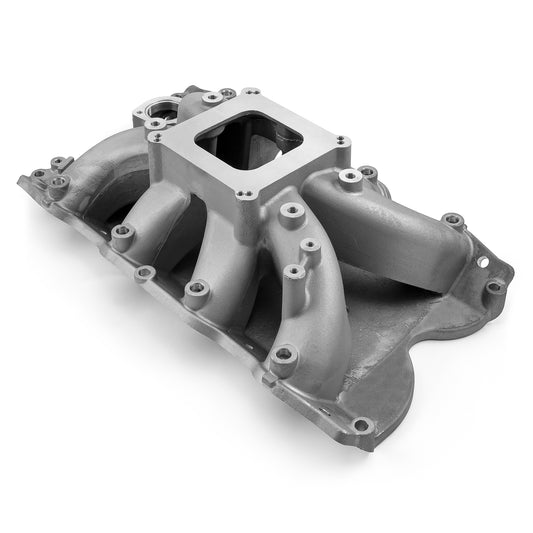 Ford 429 460 4150 Cobra Jet Ports HiRise Aluminum Intake Manifold [Satin]