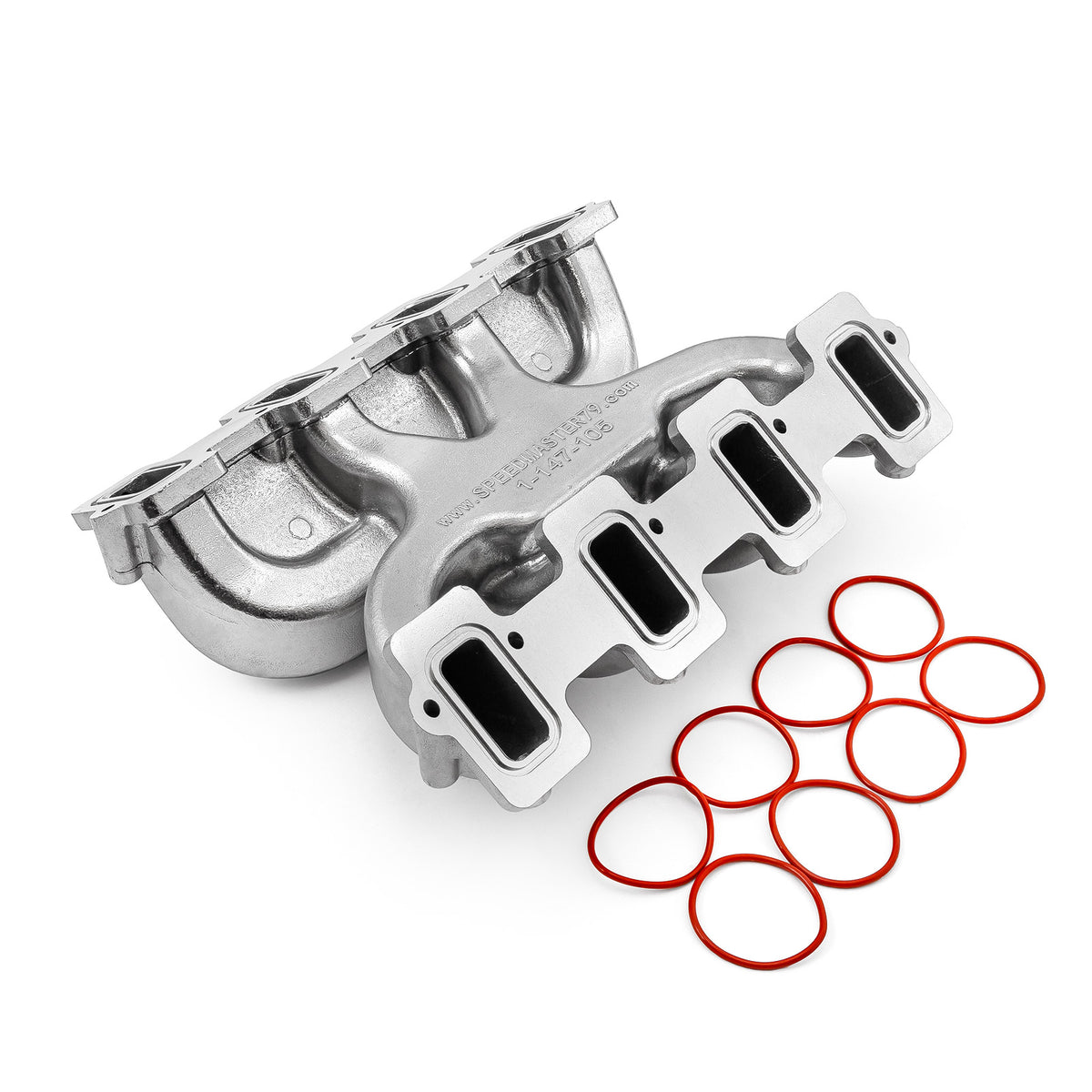 Chevy GM LS3 Dual Plane 4150 MID-AIR™ MidRise Aluminum Intake Manifold [Polished]