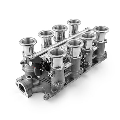 Ford SB 289 302 Windsor Downdraft EFI Stack Intake Manifold System Satin